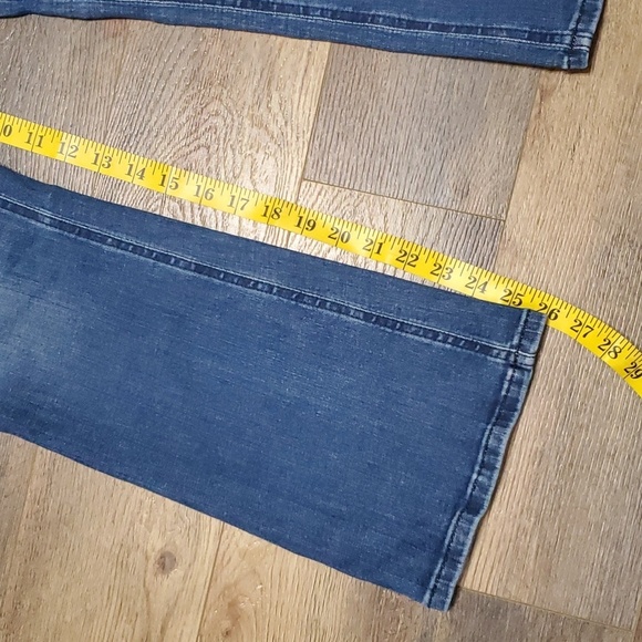 Current/elliot blue straight leg denim jeans euc - Picture 2 of 8